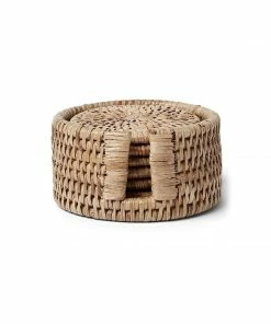 Karen Kane Rattan Coasters, Set Of 6