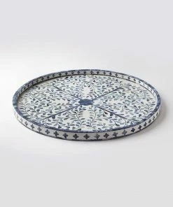 Karen Kane Home Round Mosaic Bone Tray