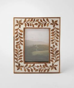 Karen Kane Home Floral Inlay Picture Frame