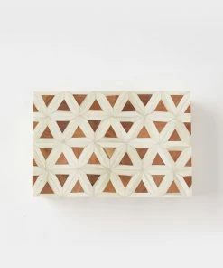 Karen Kane Home Wood Inlay Decorative Box