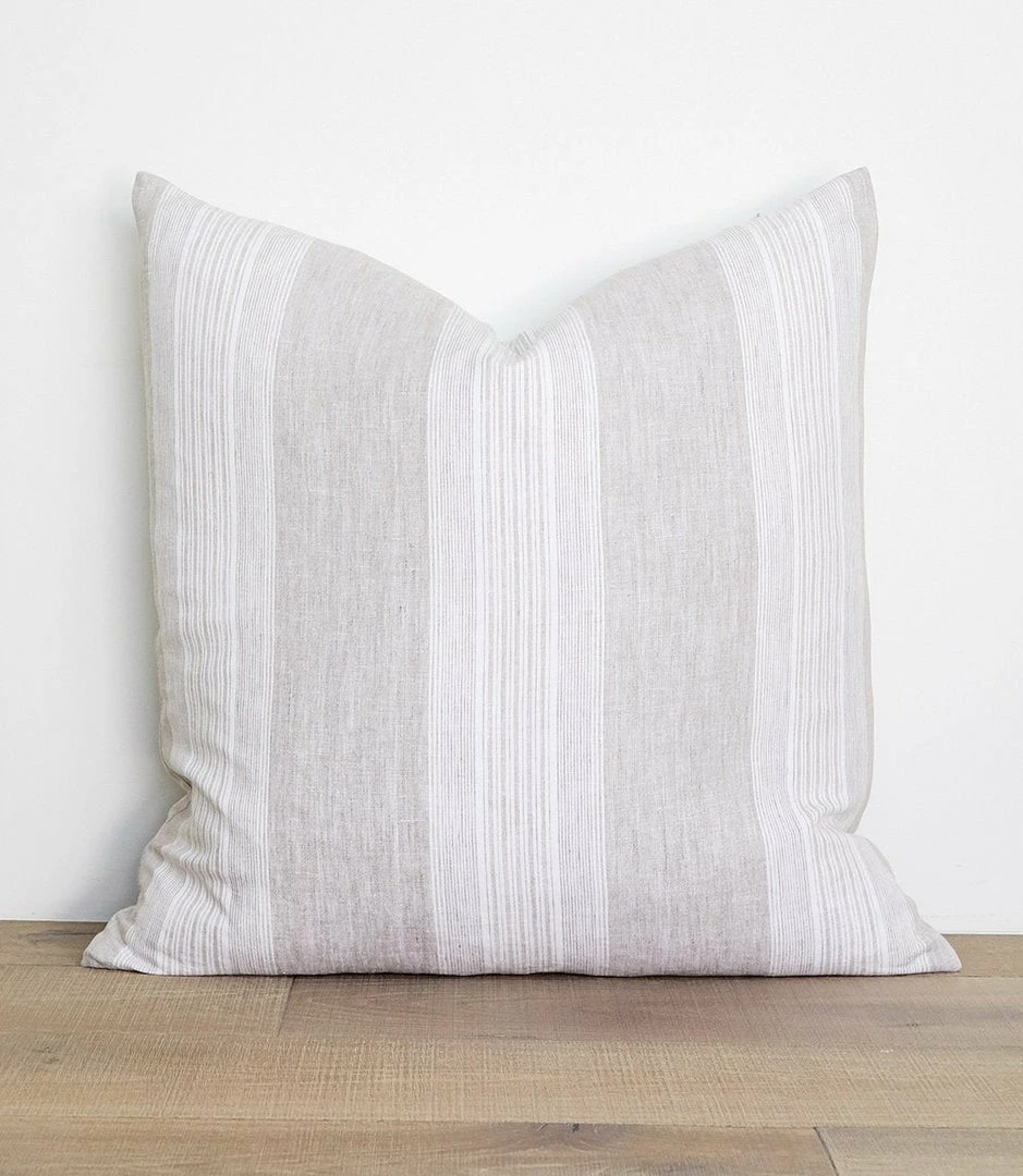 Karen Kane Stripe Linen Pillow