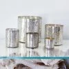 Karen Kane Silver Glass Candleholder/Vase Home
