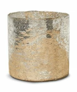 Karen Kane Silver Glass Candleholder/Vase Home