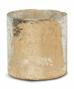 Karen Kane Silver Glass Candleholder/Vase Home