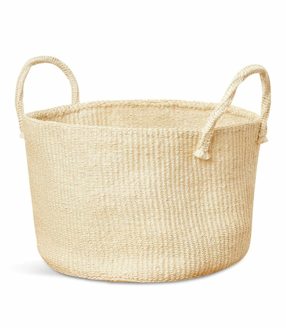 Karen Kane Home Handwoven Sisal Basket
