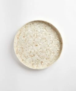 Karen Kane Round Mother Of Pearl Tray
