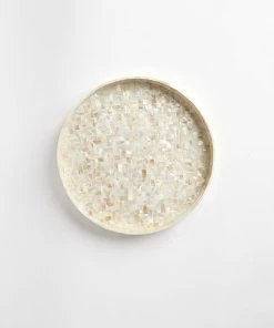 Karen Kane Round Mother Of Pearl Tray