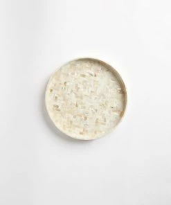 Karen Kane Round Mother Of Pearl Tray