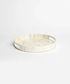Karen Kane Round Mother Of Pearl Tray
