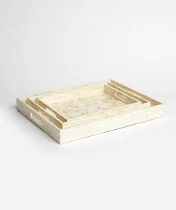 Karen Kane Rectangle Mother Of Pearl Tray Home