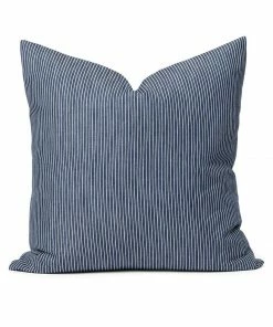 Karen Kane Home Stripe Denim Pillow