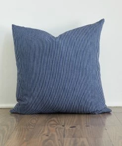 Karen Kane Home Stripe Denim Pillow