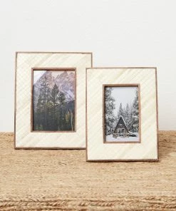 Karen Kane Home Bone & Wood Picture Frame