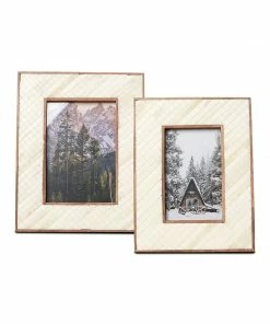 Karen Kane Home Bone & Wood Picture Frame