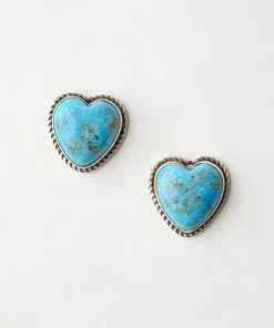 Karen Kane Turquoise Heart Earrings Accessories