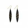 Karen Kane Kenyan Cowhorn & Brass Earrings