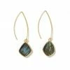 Karen Kane Gemstone Drop Earrings