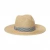 Karen Kane Panama Hat With Striped Band Accessories