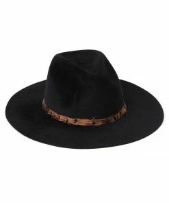 Karen Kane Feather Band Velour Hat