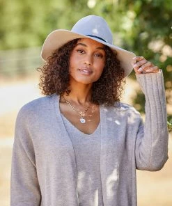 Karen Kane Floppy Brim Velour Hat