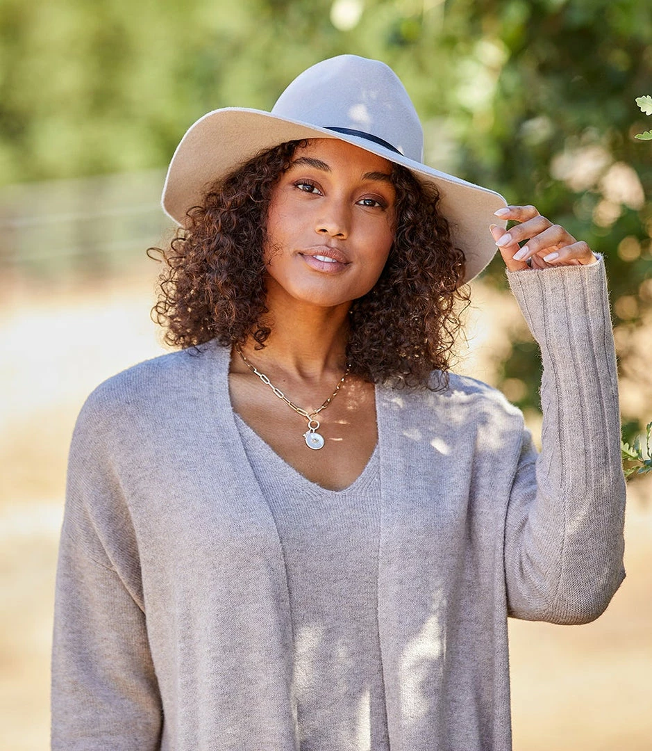 Karen Kane Floppy Brim Velour Hat