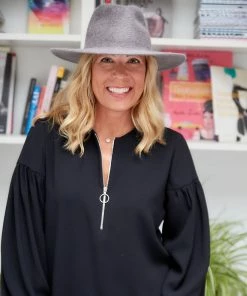 Karen Kane Accessories Luxe Velour Hat