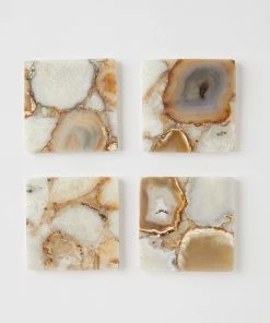 Karen Kane Agate Coasters, Set Of 4 Home