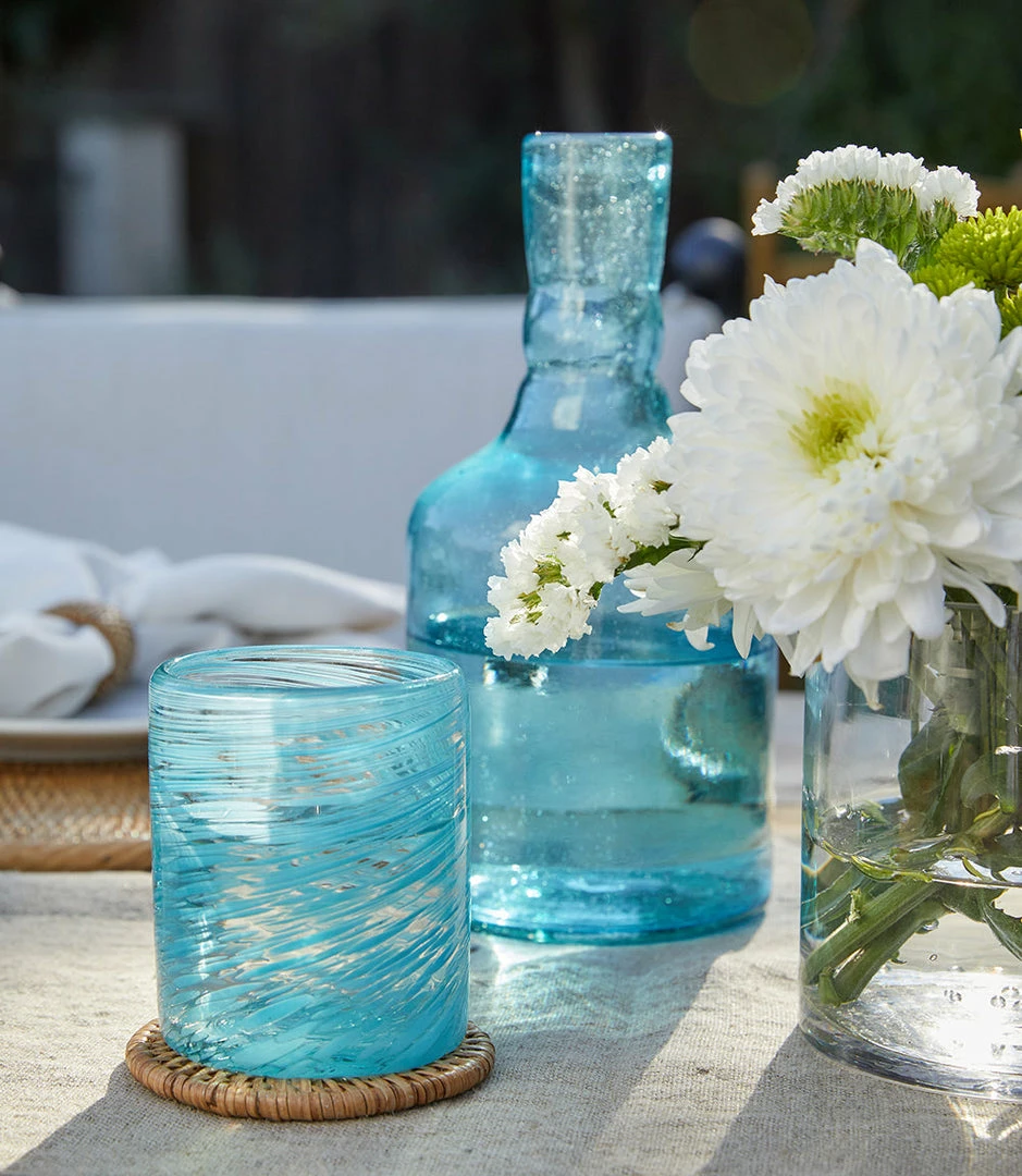 Karen Kane Handcrafted Recycled Juice Glass