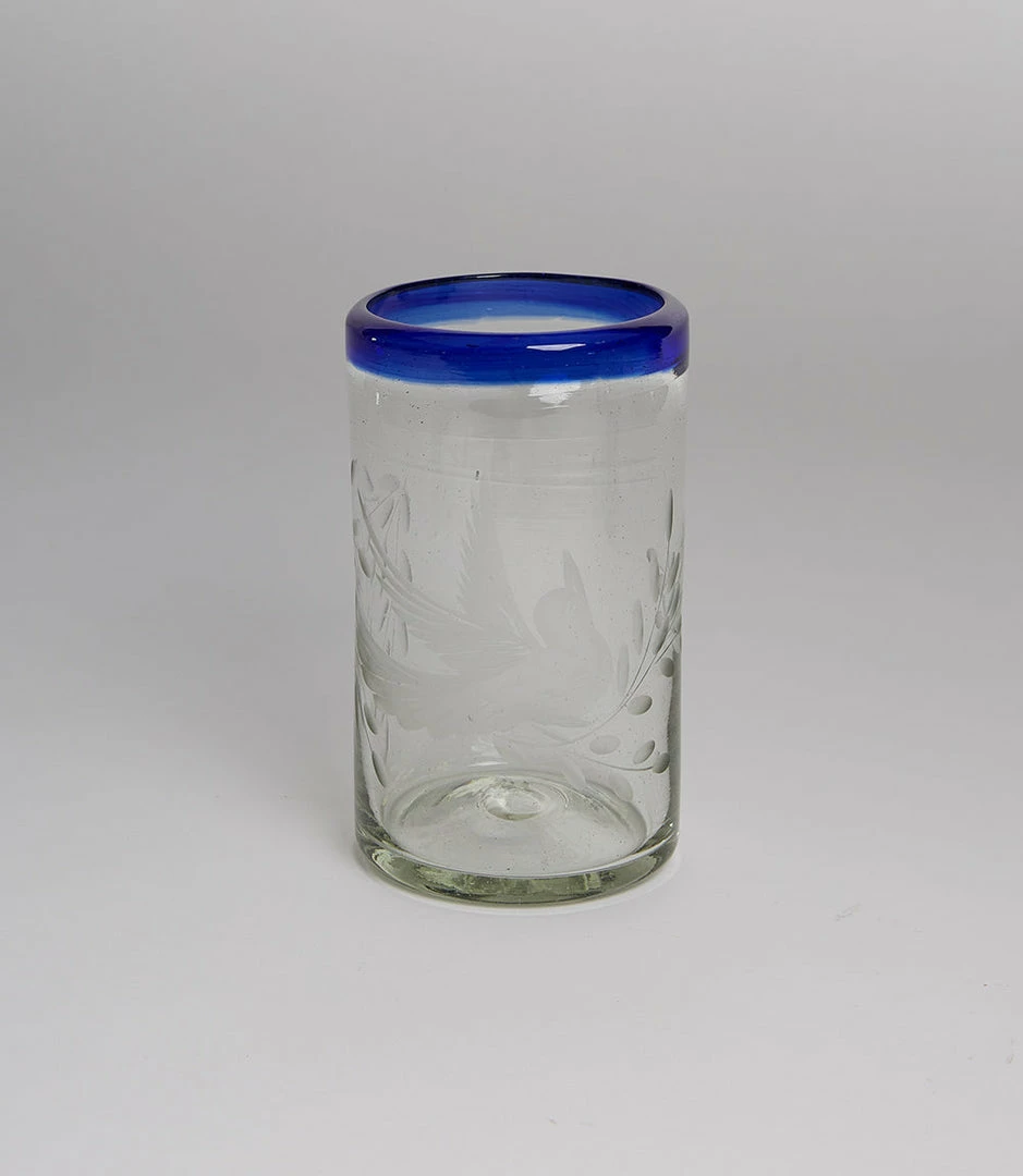 Karen Kane Etched Dove Drinking Glass Home