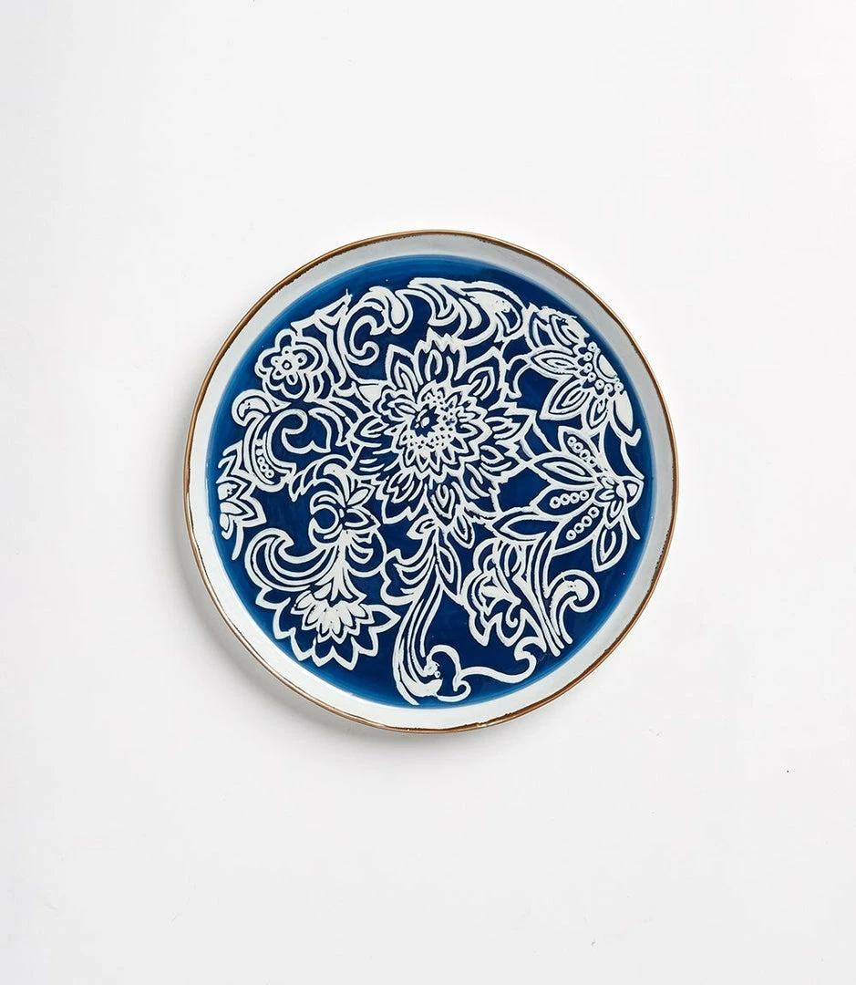 Karen Kane Santa Barbara Glazed Dinner Plate