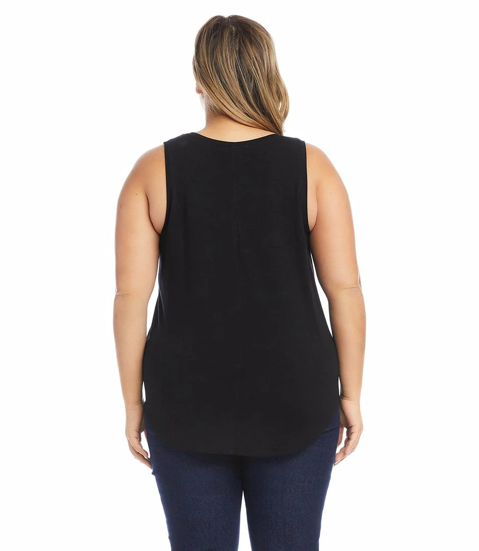 Karen Kane Plus Size Shirttail Tank