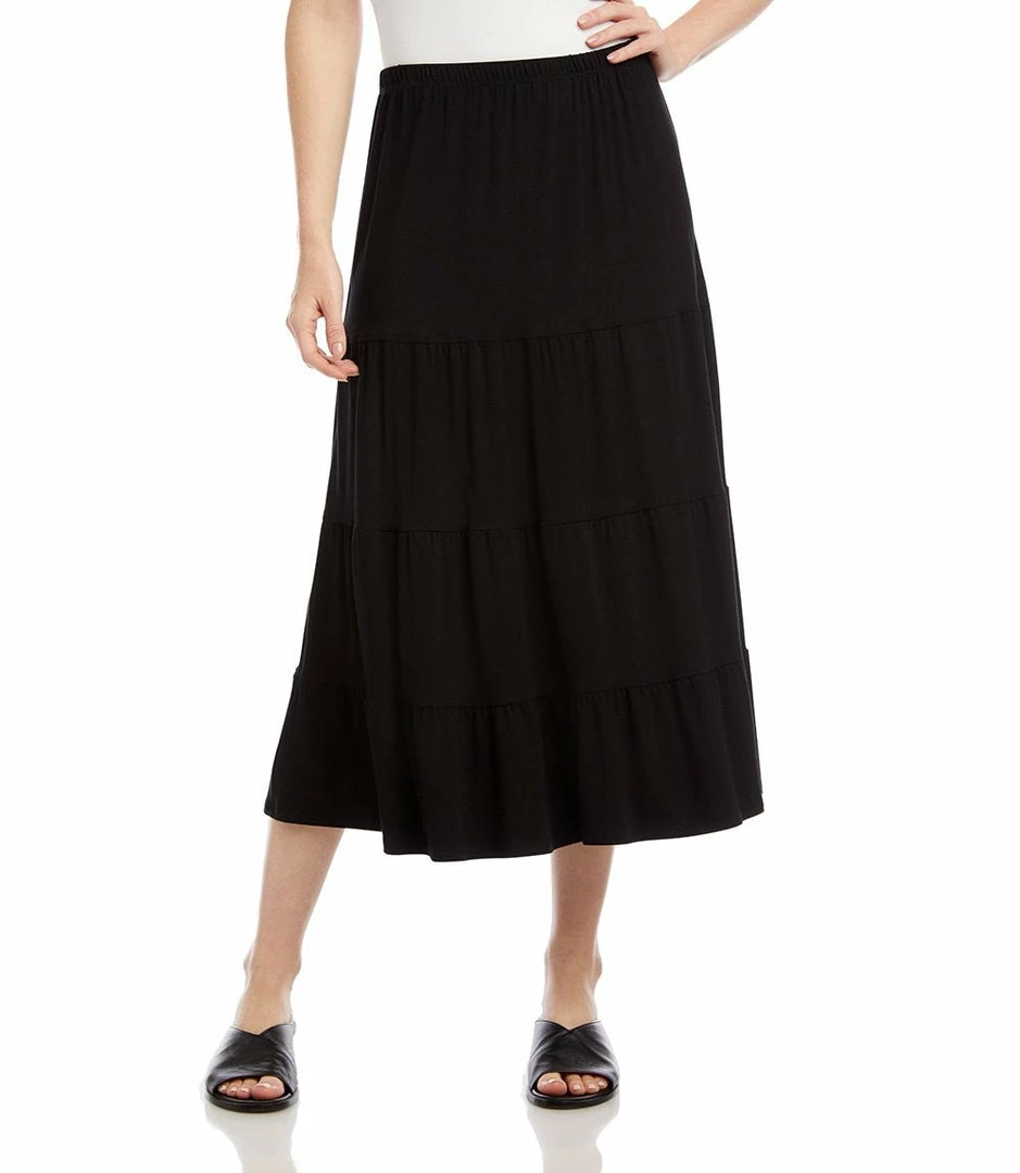 Karen Kane Clothing Tiered Midi Skirt