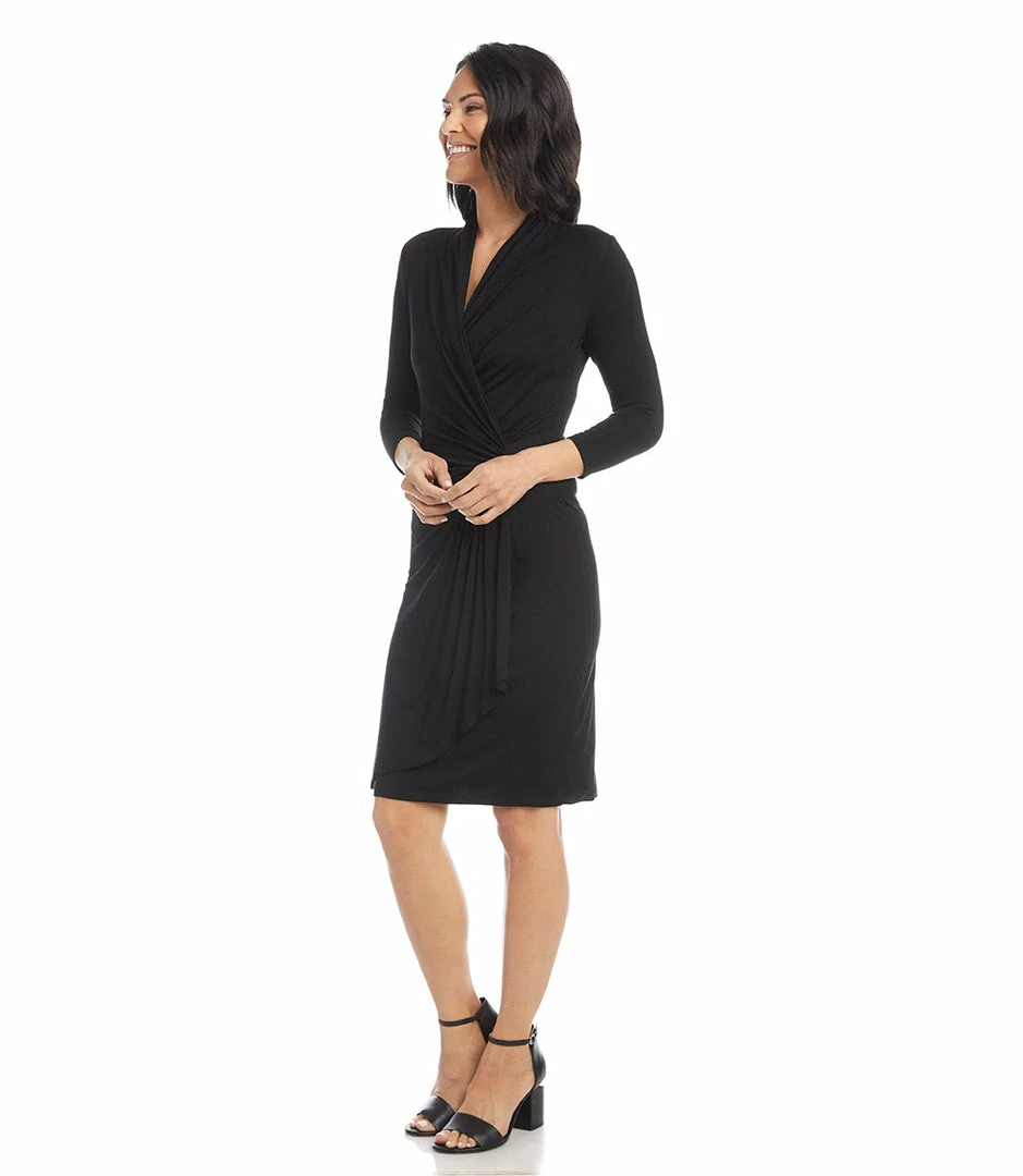 Karen Kane Cascade Wrap Dress