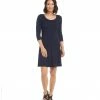 Karen Kane Three Quarter Sleeve A Line Dress Best Sellers