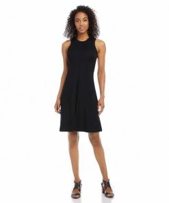 Karen Kane High Neck A Line Dress