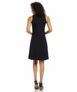 Karen Kane High Neck A Line Dress
