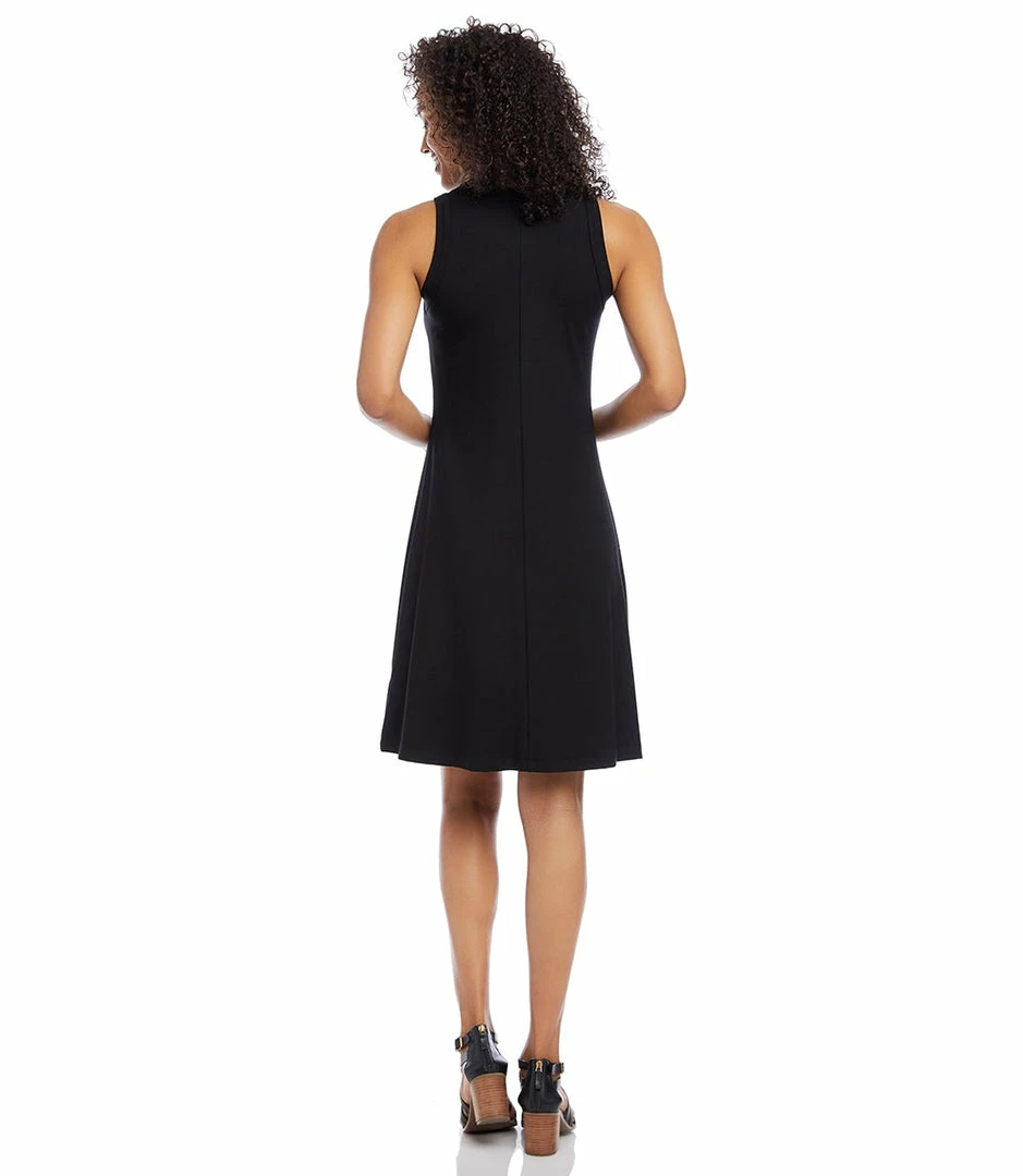 Karen Kane High Neck A Line Dress