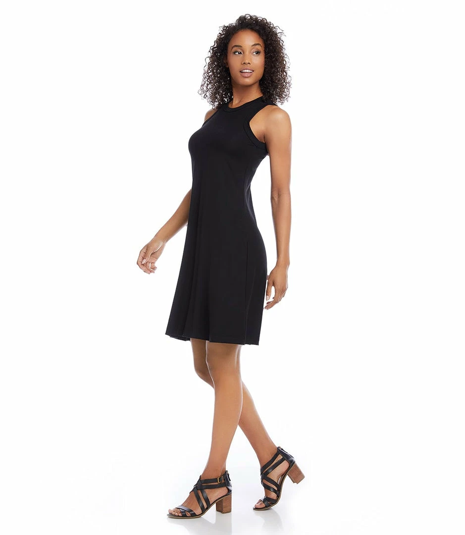 Karen Kane High Neck A Line Dress