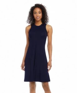 Karen Kane High Neck A Line Dress Dresses