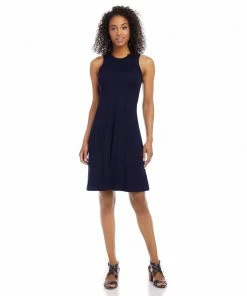 Karen Kane High Neck A Line Dress Dresses