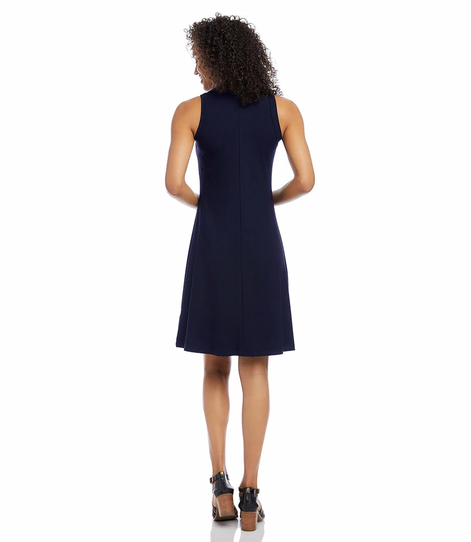 Karen Kane High Neck A Line Dress Dresses