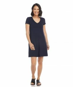Karen Kane Best Sellers Quinn V Neck Pocket Dress