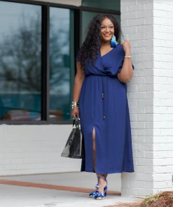 Karen Kane Best Sellers Plus Size Cuffed Sleeve Dress