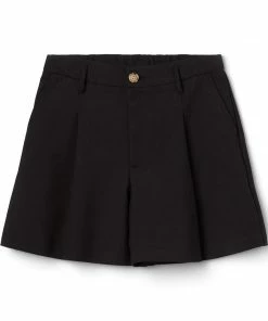 Karen Kane High-Waist Pleated Shorts