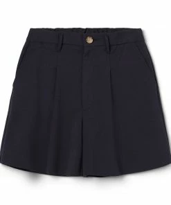 Karen Kane High-Waist Pleated Shorts