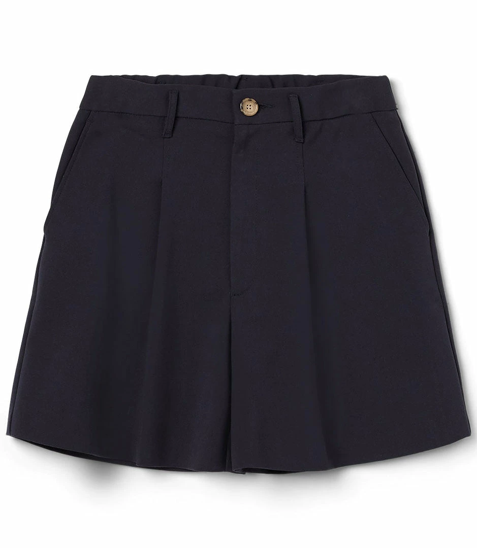 Karen Kane High-Waist Pleated Shorts