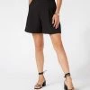 Karen Kane High-Waist Pleated Shorts