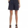 Karen Kane High-Waist Pleated Shorts