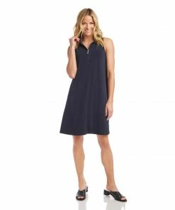 Karen Kane Sleeveless Zip-Up Travel Dress Best Sellers