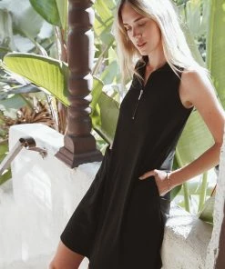 Karen Kane Sleeveless Zip-Up Travel Dress Best Sellers
